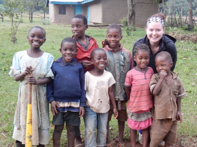 Brittany McFadyen in Kenya